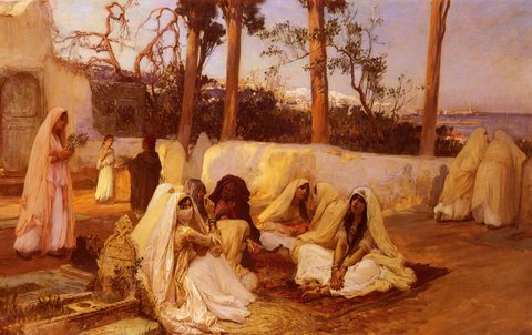 Women At The Cemetery, Algiers