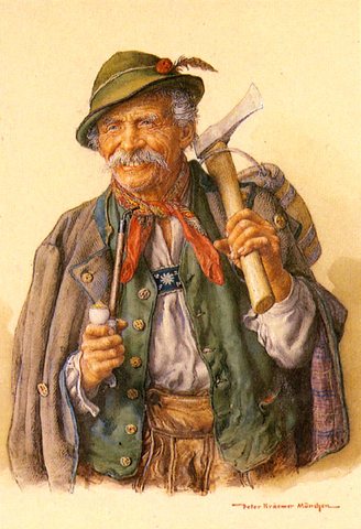 Woodcutters Mountaineers and Hunters