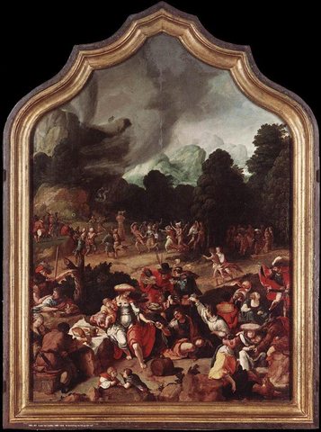 Worshipping Of The Golden Calf