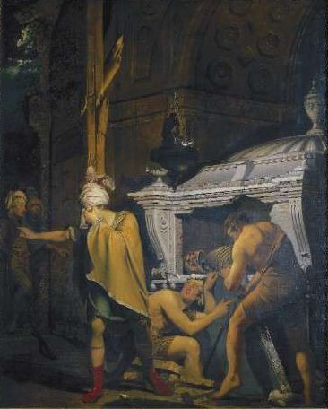 Wright Miravan Breaking Open the Tomb of his Ancestors