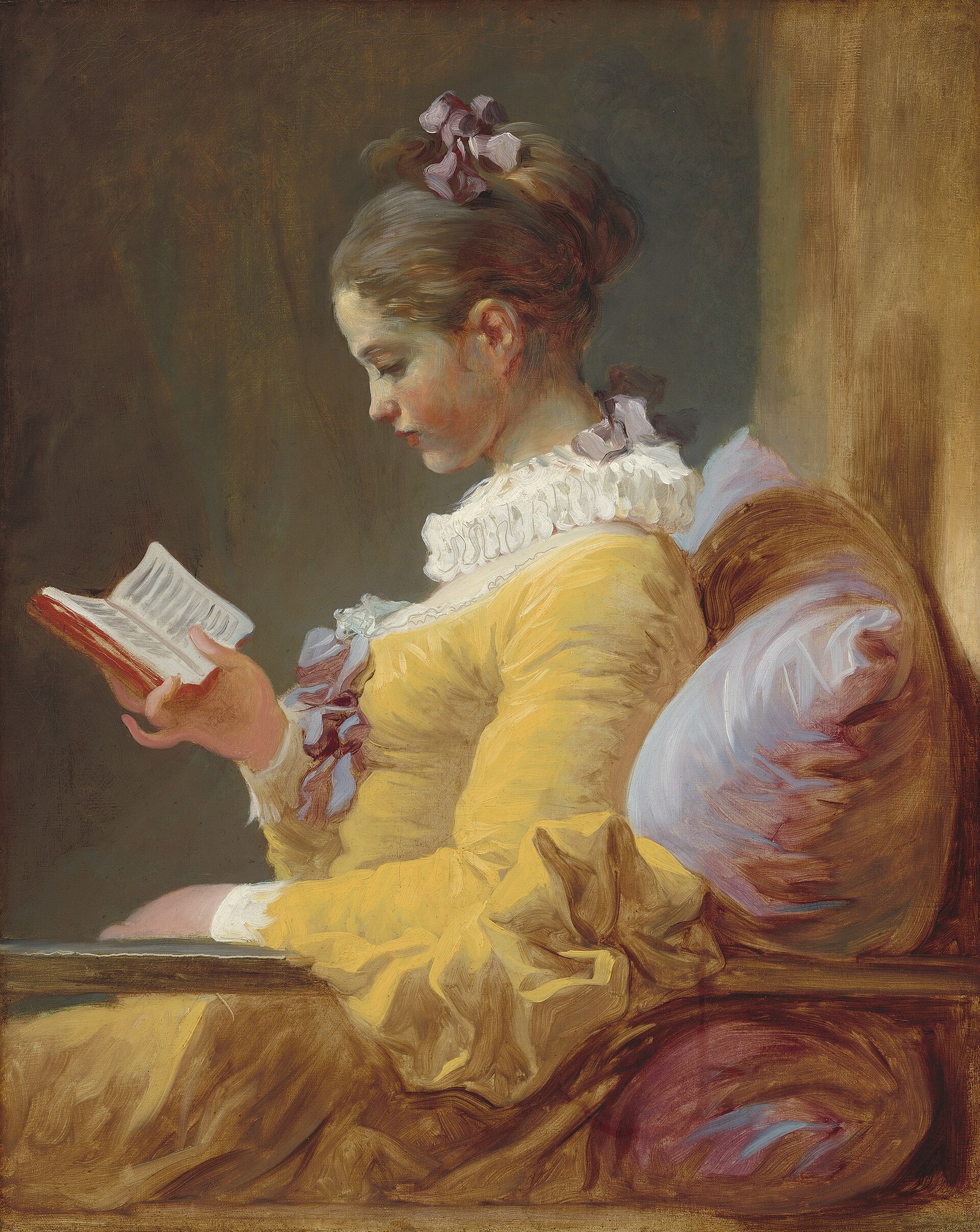 Четящото момиче — Jean-Honoré Fragonard
