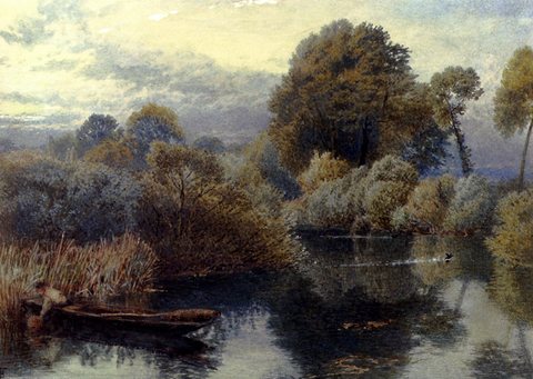Foster Myles Birket An Eel Fisherman On The Thames