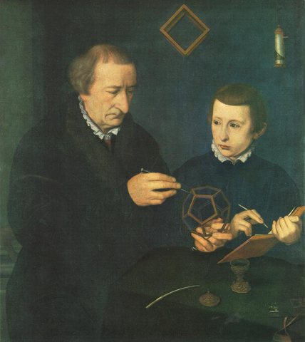 Portrait Of Johannes Neudorfer And His Son