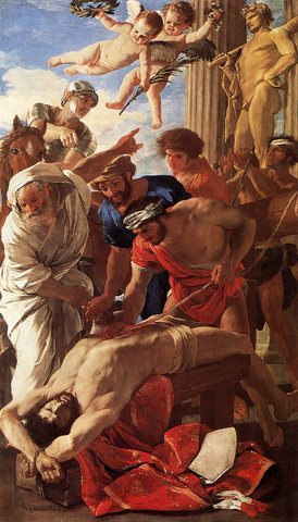 The matyrdom of st Erasmus