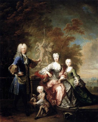 TOURNIERES Robert Count Ferdinand Adolf Von Plettenberg And His Family