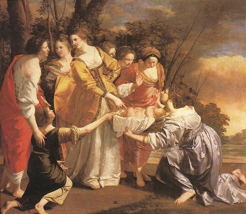 GENTILESCHI Orazio Finding Of Moses