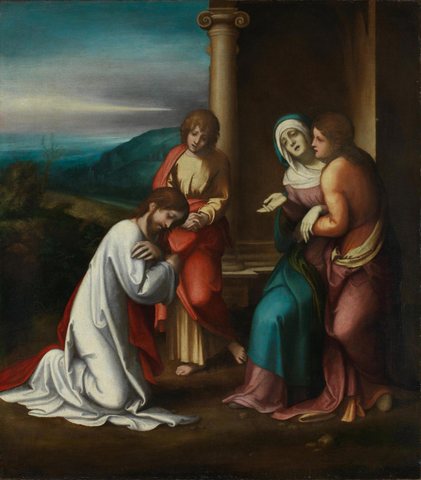 Christ taking Leave of his Mother