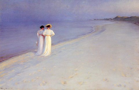 Kroyer Peder Severin Tarde de verano en la playa