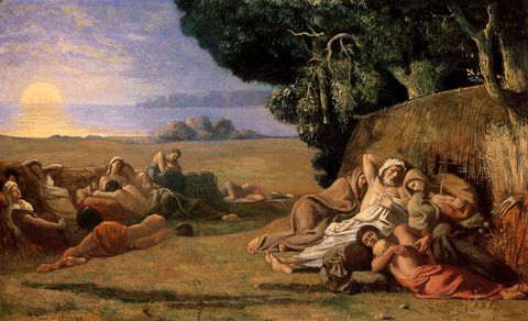 Puvis de Chavannes Pierre Le Sommeil