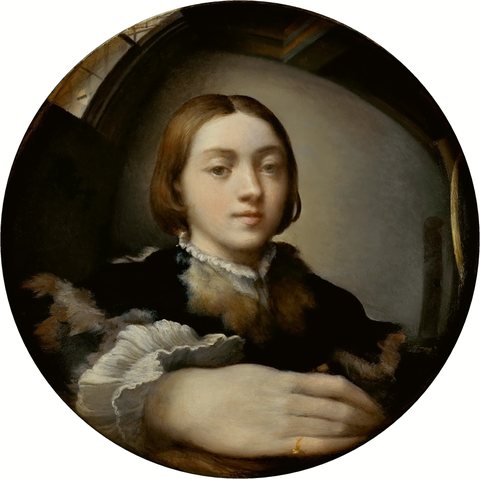 Self Portrait In A Convex Mirror