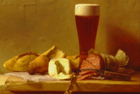 Beer, Salami and Chevre