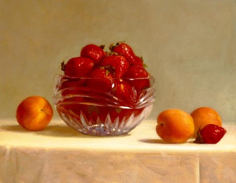 Strawberries and Apricots