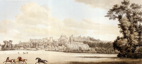 View Of Windsor Castle And Part Of The Town From The Spital Hill