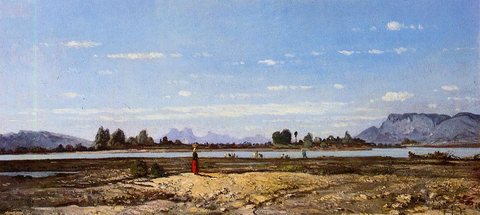 Paul Camille Landscape the Banks of the Durance