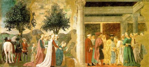 Adoration Of The Holy Wood And The Meeting Of Solomon And The Queen Of Sheb