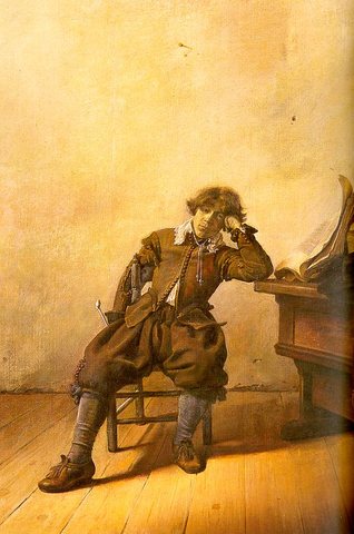 CODAZZI Viviano Young Scholar In His Study