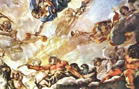 Apotheose Of Aeneas detail