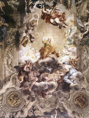 The Triumph Of Divine Providence detail