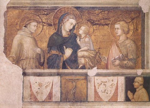 Madonna With St Francis And St John The Evangelist