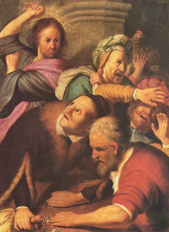 Christ Driving The Money Changers From The Temple