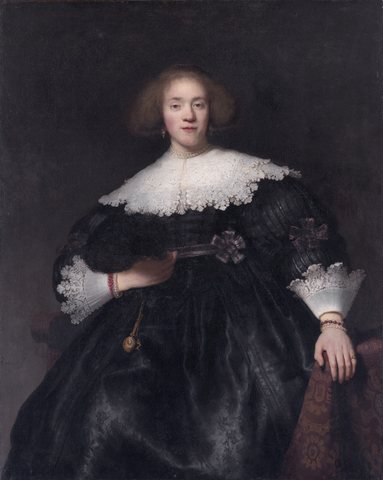 Portrait Of A Young Woman With A Fan