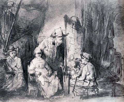 Studio Scene With Sitters