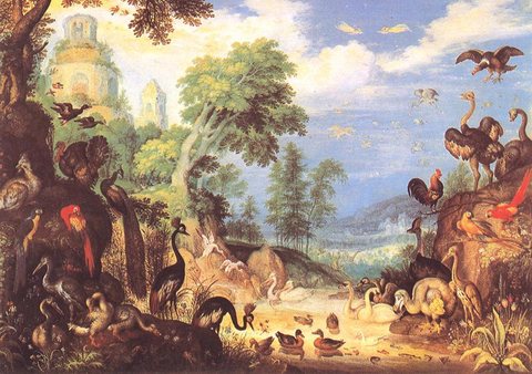 Roelandt Landscape With Birds