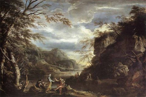 River Landscape With Apollo And The Cumean Sibyl