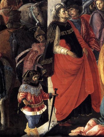 Adoration Of The magi detail