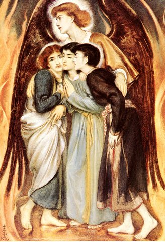 Shadrach Meschach And Abednego Preserved From The Burning Fiery Furnace