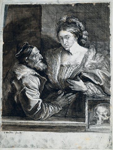 Anthony van Titian-s Self Portrait with a Young Woman