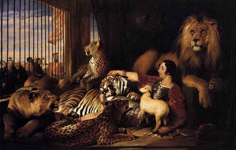 Isaac Van Amburgh And His Animals