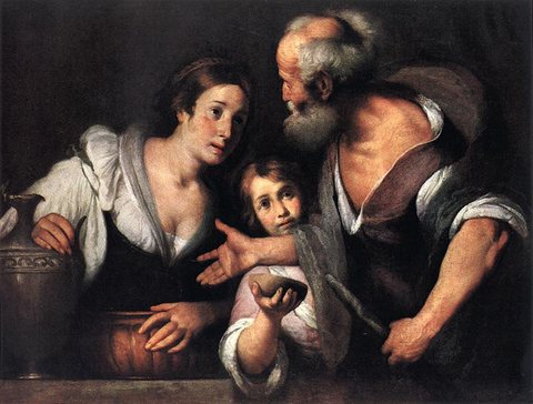 Prophet Elijah And The Widow Of Sarepta