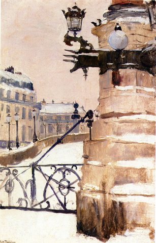 Frits Thaulow Vinter I Paris (Winter in Paris)