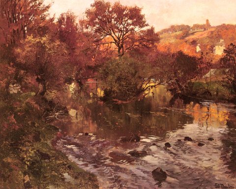 Thaulow Frits Golden Autumn Brittany