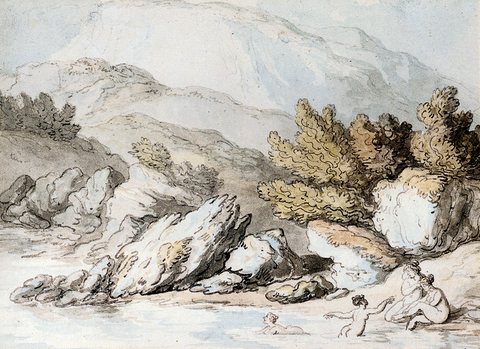 Nymphs Bathing