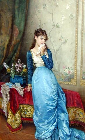Toulmouche August The Letter