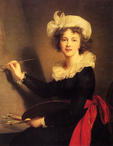 Vigee Lebrun Marie Louise Elisabth Self Portrait