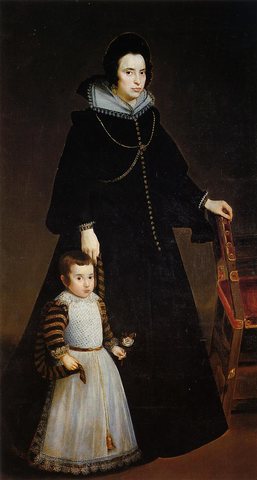 Diego Dona Antonia de Ipenarrieta y Galdos with Her Son