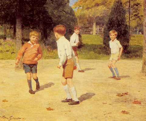 Victor Boys Playing