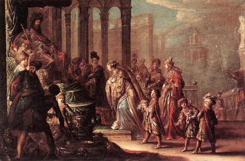 Claude Esther Before Ahasuerus