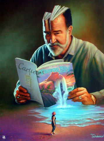 ma Warren Painted Worlds Portrait of Aaron Fodiman
