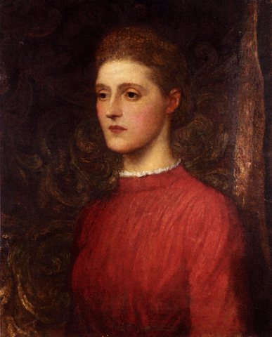 Watts George Frederick Portrait Of A Lady