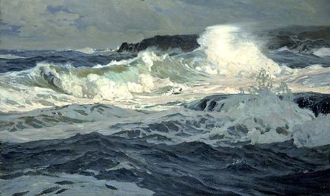 Waugh Frederick Judd Southwesterly Gale St Ives