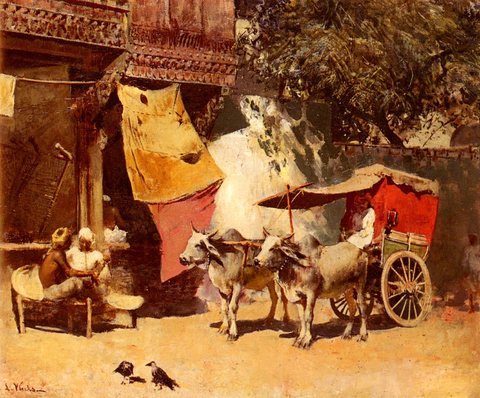 Weeks Edwin Lord An Indian Gharry
