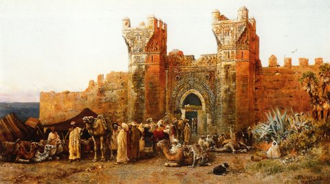 Weeks Edwin Lord Gate of Shehal Morocco