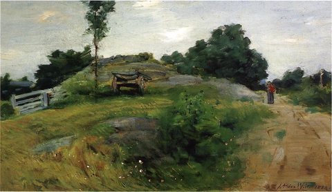 Weir Julian Alden Connecticut Scene at Branchville