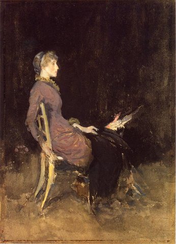 Whistler Black and Red aka Study in Black and Gold (Madge O-Donoghue)