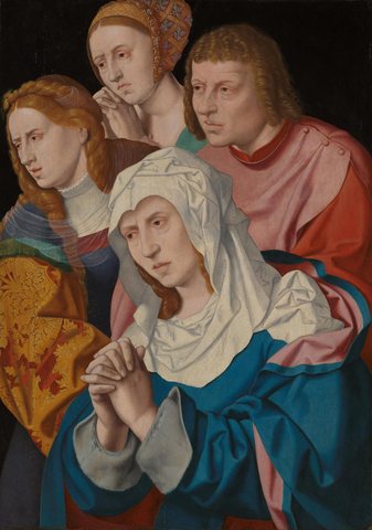 The Virgin, Saints and a Holy Woman