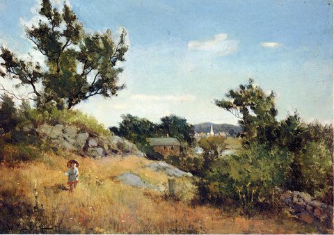Willard L A View of the Village